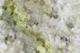 Keokuk Quartz Geode with Calcite Crystals - Iowa #144694-2